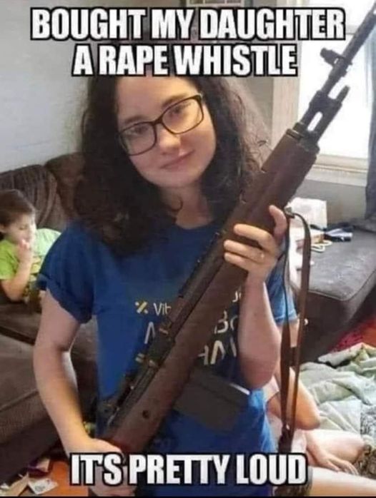 I bought my daughter a rape whistle. It's pretty loud.