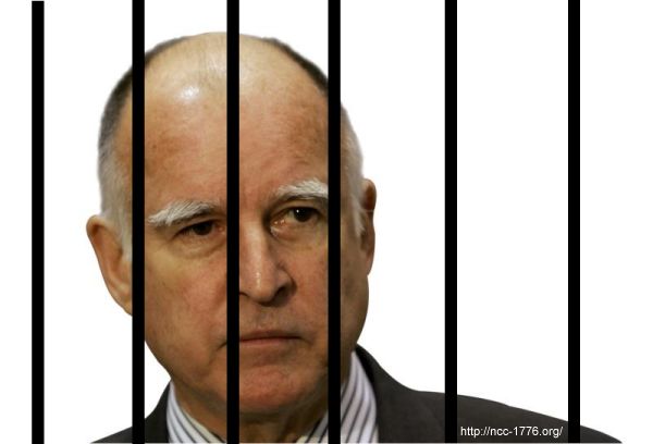 Jerry Brown Behind Bars