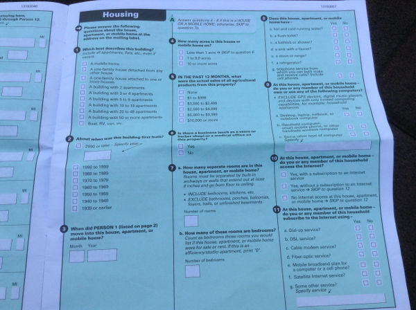 Census Form 1