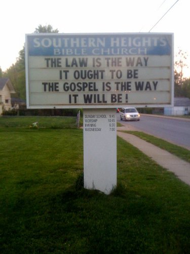 Church sign