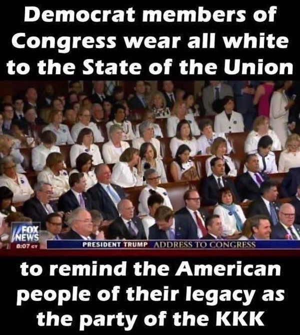 White KKK Democrats