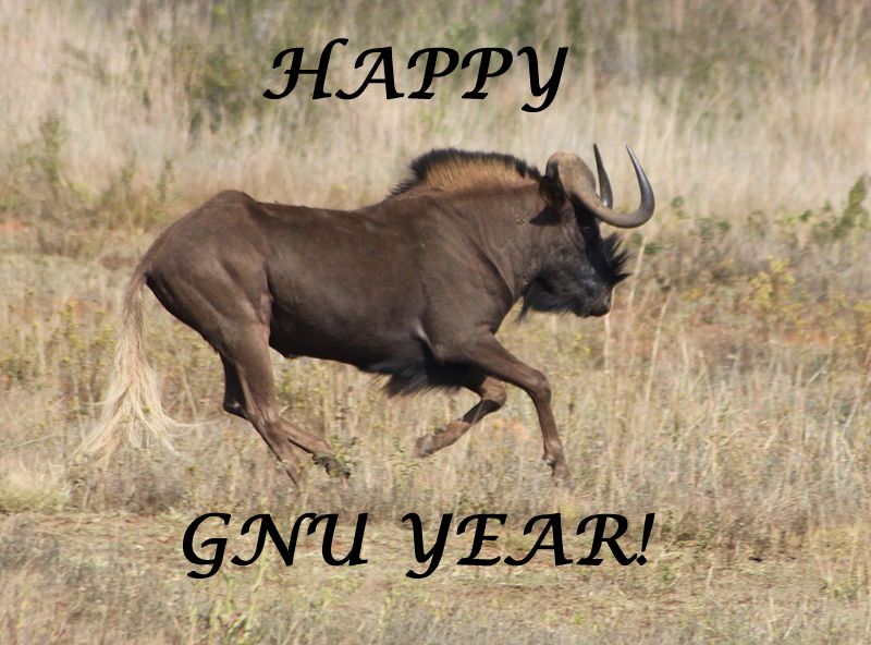 HAPPY GNU YEAR!