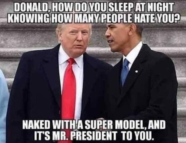 How Trump Sleeps at Night