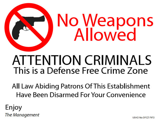 Defense Free Crime Zone