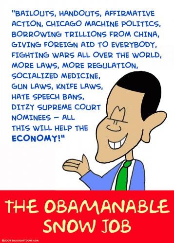 Obamanable Snow Job